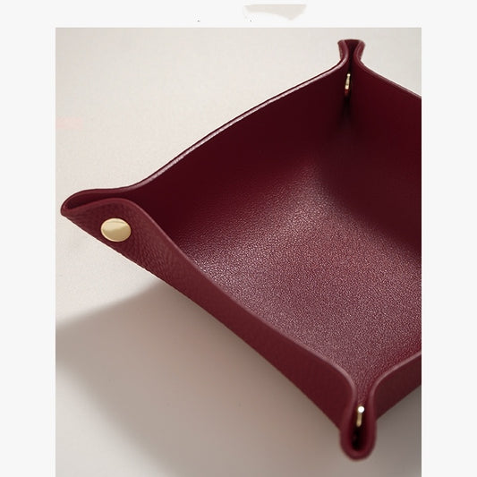 Jewelry Hallway Light Luxury Woven Dining Tray Key Cosmetic Storage Tray