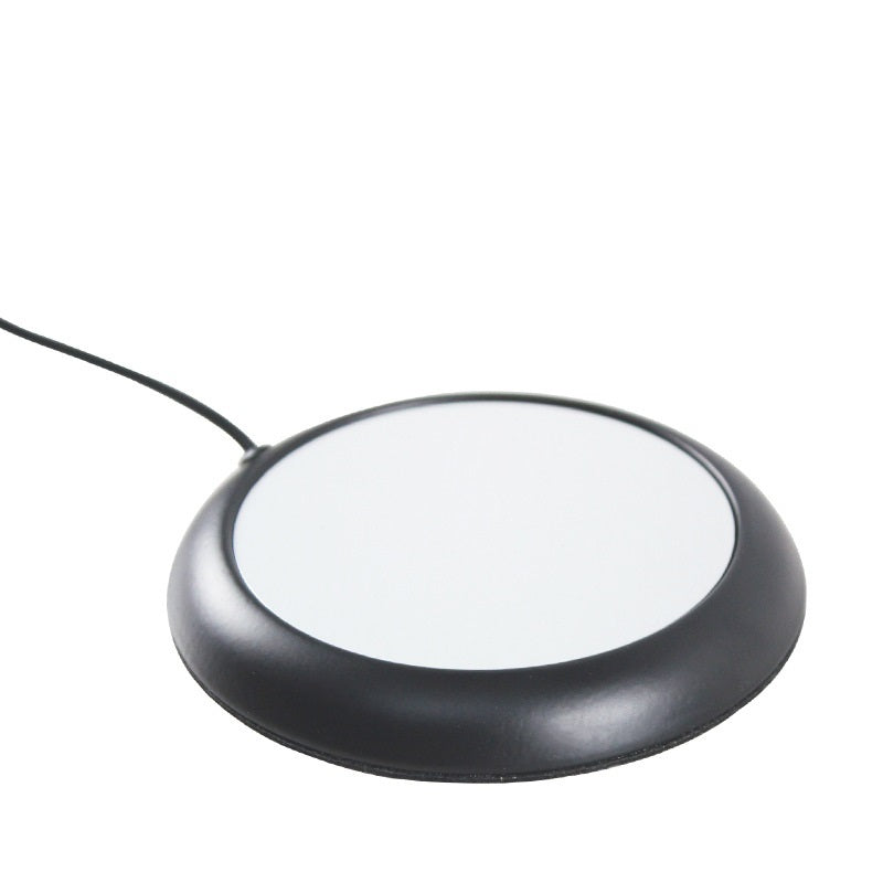 Metal Wood Grain Thermal Cup Pad Usb Coffee Milk Warmer Office Home Warm-keeping Water Cup Heating Base