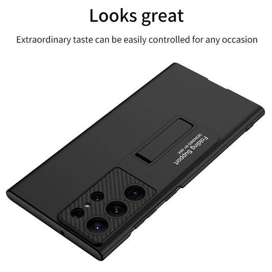 S25ultra Phone Case Ultra-thin Magnetic Bracket Drop-resistant Protective Cover