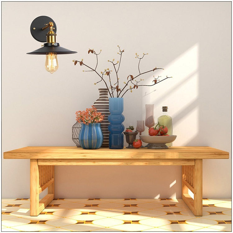 Theme Dining Living Room Corridor Retro Wall Lamp
