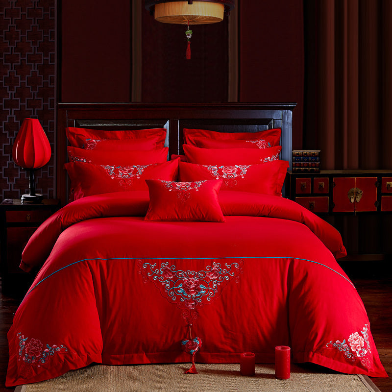 Wedding Cotton Four Piece Bedding