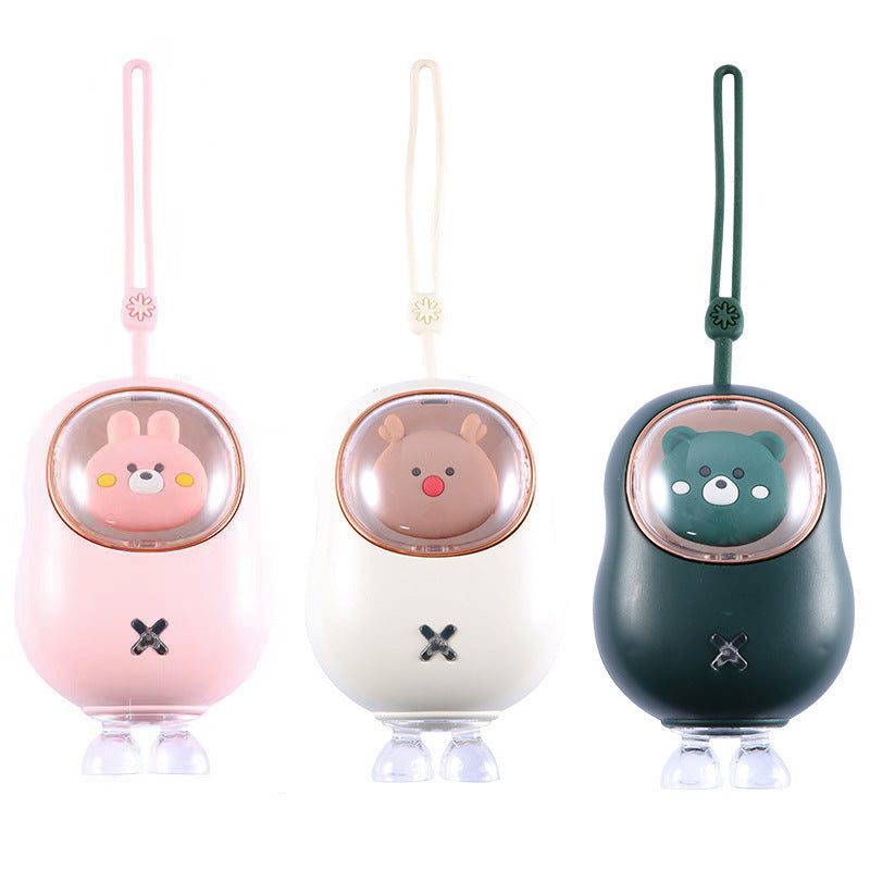 Cat's Paw Hand Warmer Cartoon Spaceman Hand Warmer Power Bank Two-in-one