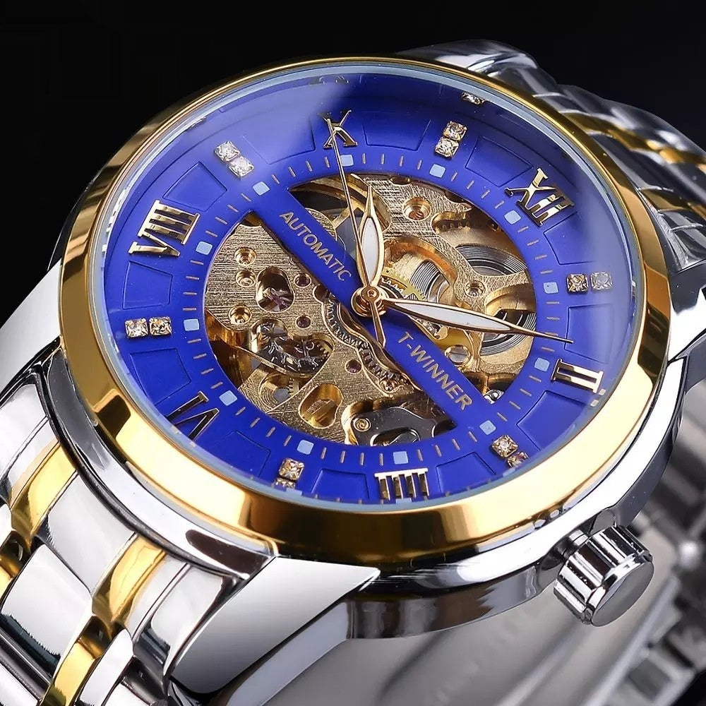 Men's Fashion Hollowed-out Waterproof Mechanical Watch