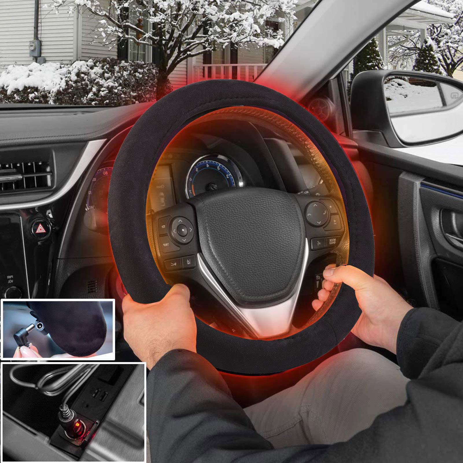 Hand Warmer Steering Wheel Protector Winter Day Car