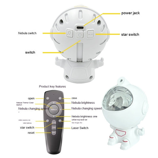 Astronaut Starry Night Light Spaceman Light