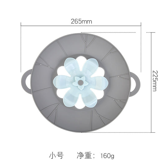 Kitchen Gadget Silicone Spill-Proof Pot Utensil Cover Kitchen Tools Flower Type Baking Tools