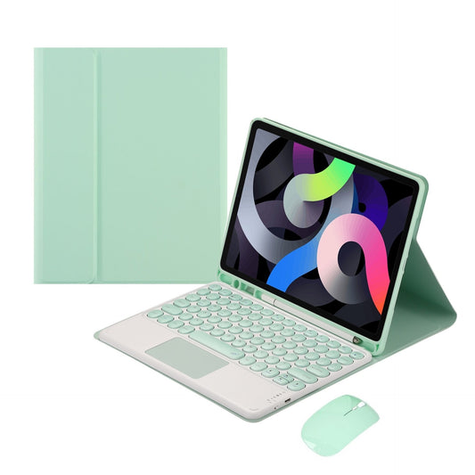 Touch Magnetic Keyboard Leather Case With Pen Slot