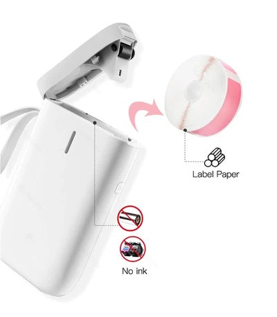 Label Printer Home Handheld Portable Bluetooth Mini Small Thermal Price Labeling Machine