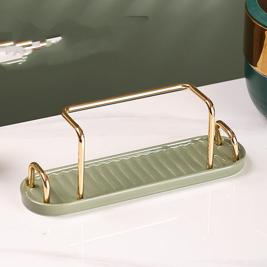 Creative Light Luxury Pot Cover Rack Kitchen Supplies