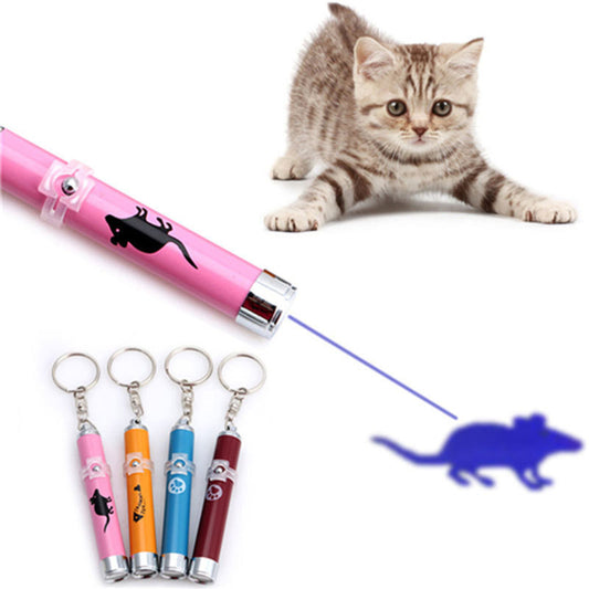 Pet Cat Toy LED Laser Pen Bright Animation Dog Mouse Small Animal Toy Tease Cat Stick