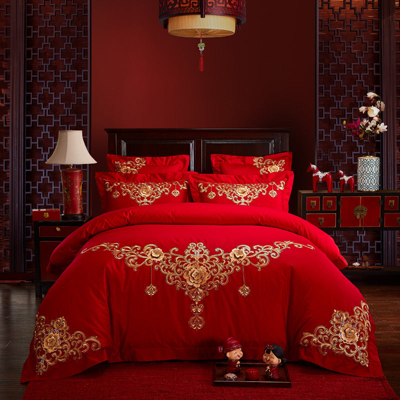 Wedding Cotton Four Piece Bedding