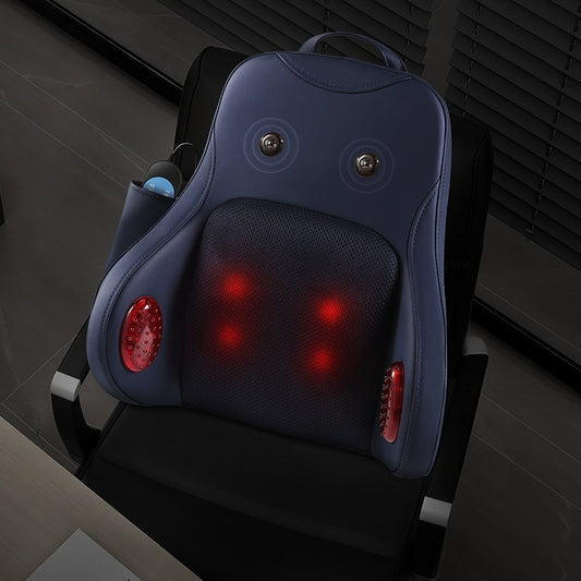 Cross-border Massage Instrument Waist And Neck Dual-use Automatic Kneading Massage Pillow Back Waist Cushion Massager Factory In Stock