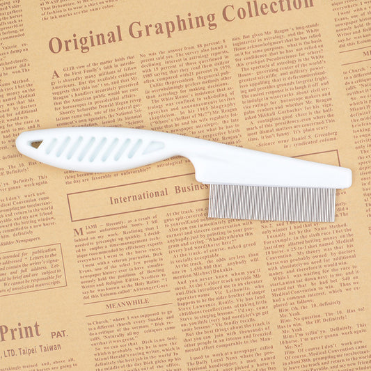 Dog Cat Going To Flea Comb