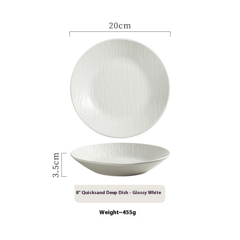 High-grade Light Luxury Western Soup Fruit Salad Plate