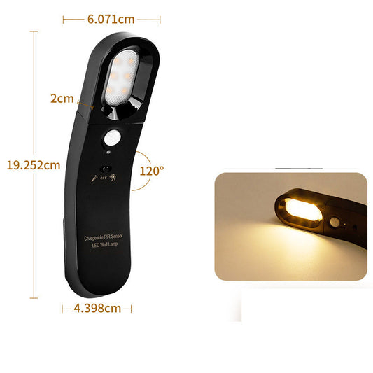 Smart Home Light-controlled Desk Lamp USB PIR Induction Night Light Creative Gift Bedside Lamp Emergency Light