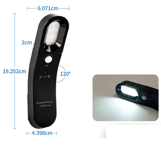 Smart Home Light-controlled Desk Lamp USB PIR Induction Night Light Creative Gift Bedside Lamp Emergency Light