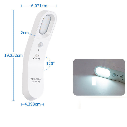 Smart Home Light-controlled Desk Lamp USB PIR Induction Night Light Creative Gift Bedside Lamp Emergency Light