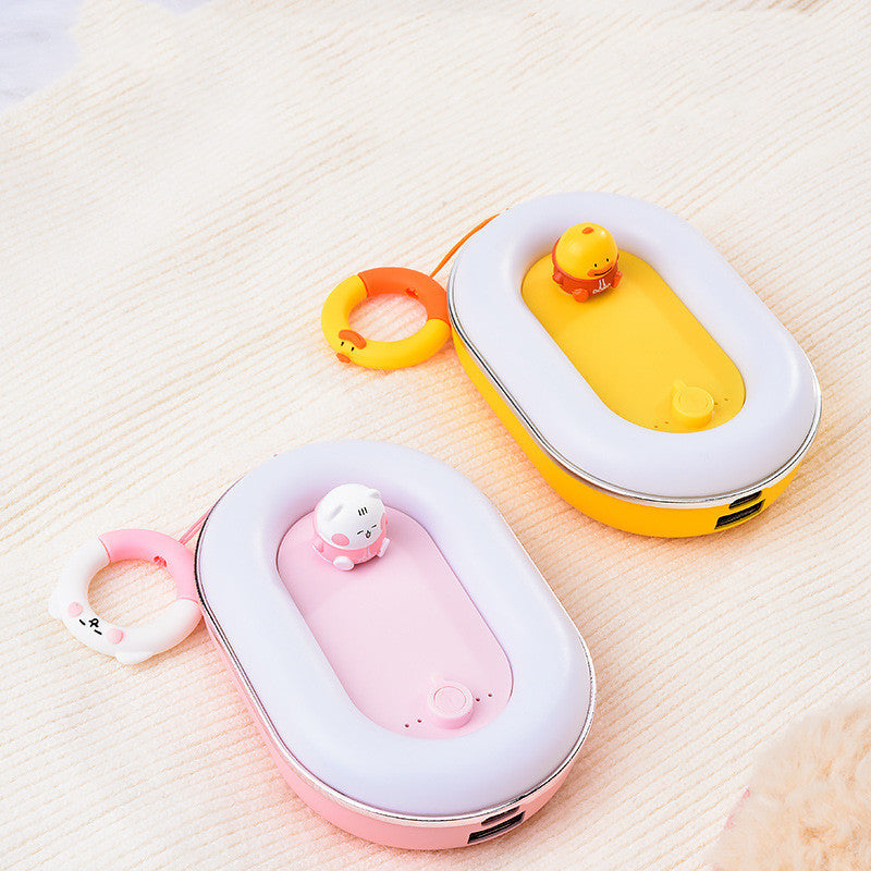 Rechargeable LED Cute Pocket USB Power Bank Hand Warmer