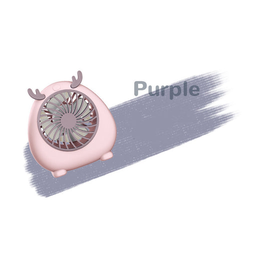 Rechargeable Desk Portable Keychain Mini Night Light Fan