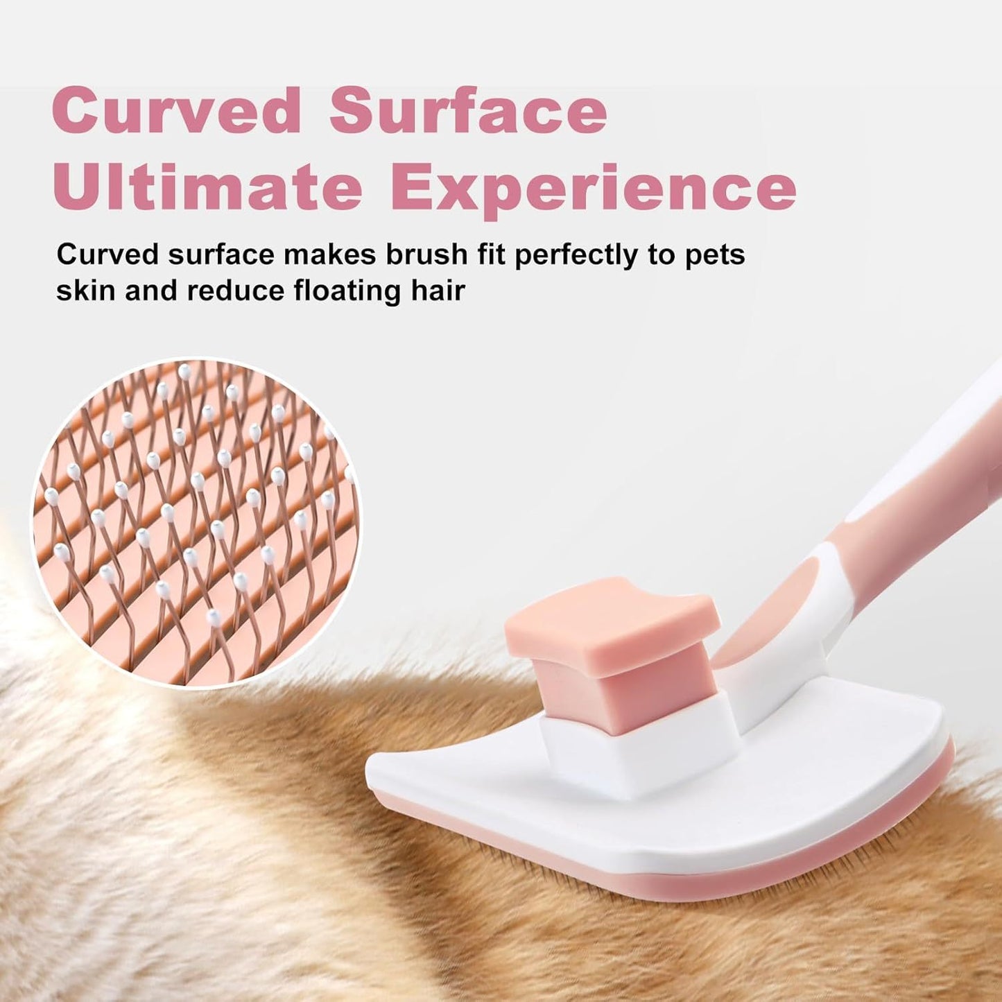 Pet Self Cleaning Slicker Brush Pet Hair Brush Dog Brush  Cat Brush For Shedding Hair Pet Hair Removal Tool Safe Massage Comb For Long  Middle-long, Short Hair