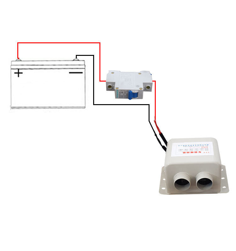 Vehicle heating defrost heater