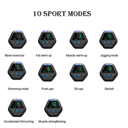 Digital Display Abdominal Muscle Patch EMS Muscle Massage