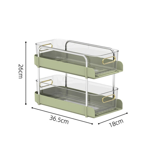 Light Luxury Kitchen Shelving Cosmetics Office File Cabinet Seam Storage Rack