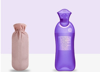 Silicone Hot Water Bottle Simple Hot Water Bottle Outdoor Dormitory Hand Warmer Warm Water Bag