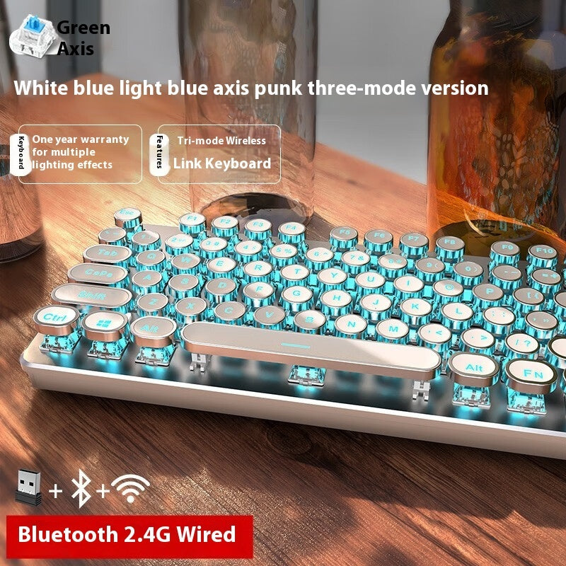 Predecessor TK950 Wireless Bluetooth Three-mode Real Mechanical Mouse Suit E-sports Games Punk Keyboard Usb