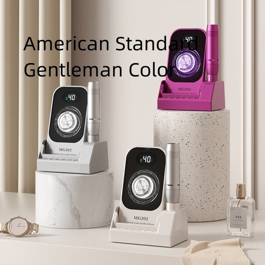 Cross-portable Rechargeable Desktop Nail Removal And Polishing Integrated Polishing Machine Colorful Light