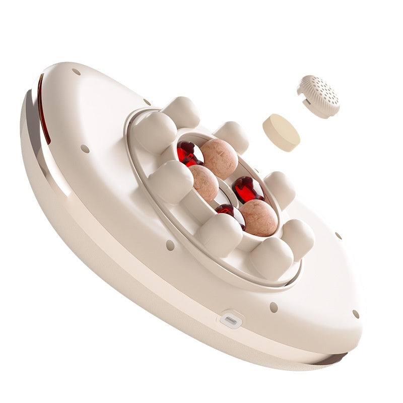 Household Electric Abdominal Massager Hot Compress Stone Massage Instrument