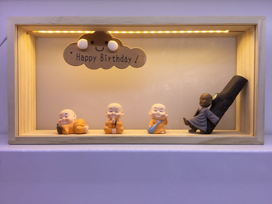 Bedside Night Light Box Astronaut Small Decoration