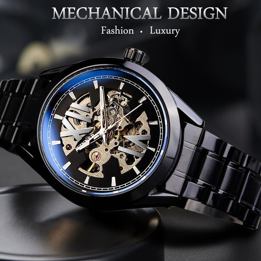Men's Hollowed-out Waterproof Automatic Mechanical Watch