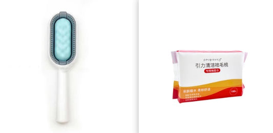Pet Grooming Brush Dematting Dog Comb Cat Brush To Remove Floating Hair Sticky Hair With Tank Pet Cleaning Supplies