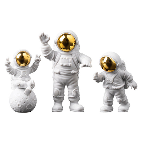 Spaceman Astronaut Moon Night Light Cute Car Decoration