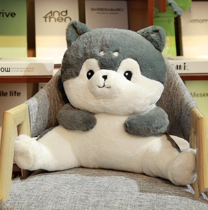 Cute waist pad female hand warmer pillow quilt dual-use back car office chair seat cushion pillow waist cushion