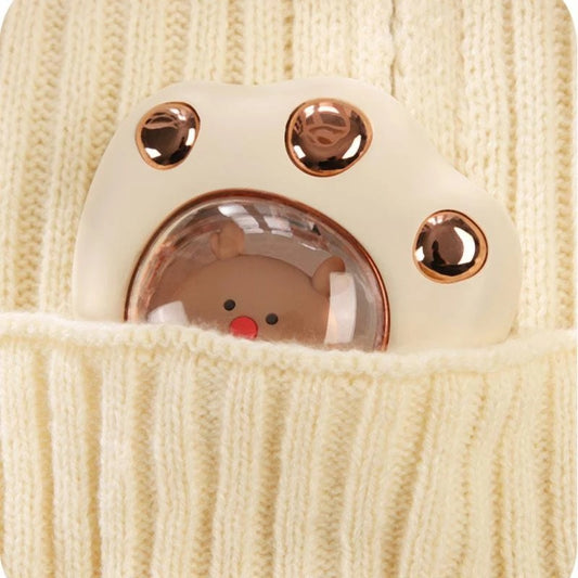 Mini Electric Hand Warmer Cat Paw Cute Claw Winter Heater Quick Heating USB Rechargeable Pocket Portable Small Mini Hands Warmer