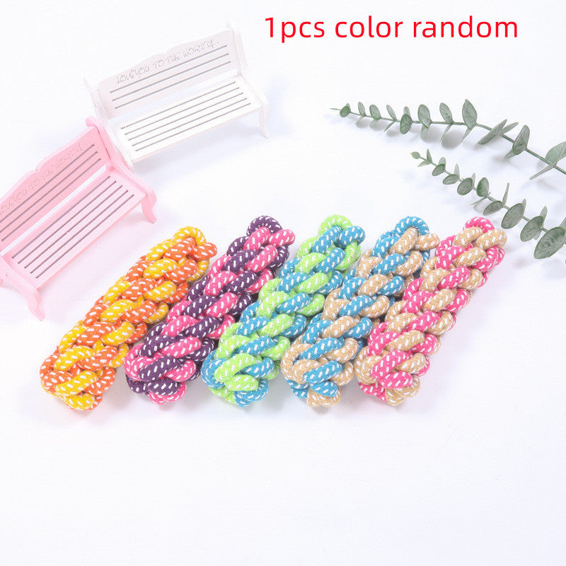 Interactive Cotton Rope Mini Dog Toys Ball For Dogs Accessories Toothbrush Chew Puppy Toy For Large Small Dogs Toy Pet Dog Toy