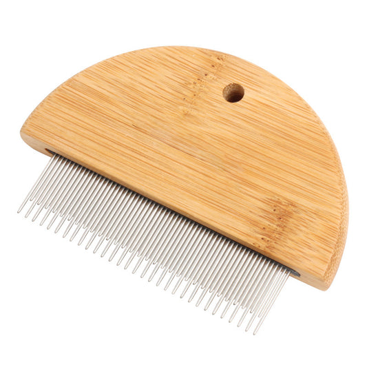 Flea Comb For Cats  Wooden Cat Comb Pet Comb With Rounded-Tip Teeth Tangles And Loose Fur Grooming Comb Tool For Cats Dogs And Rabbits Tangled Hair