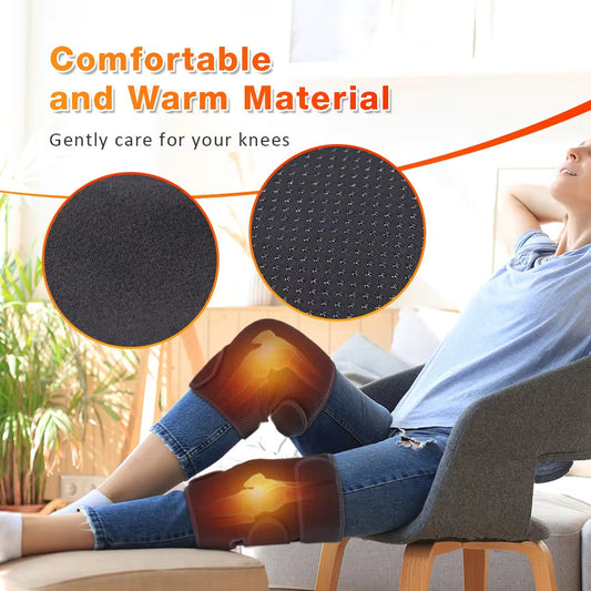 Warm Heating Knee Pads Self-Heating Magnet Therapy With 2x16 Energy Non-Electric Relieve Cold Knees And Prevent Old Cold Legs