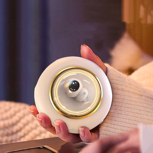 Astronaut Hand Warming Treasure Small Night Light USB Fast Charging Portable Heating Two In One