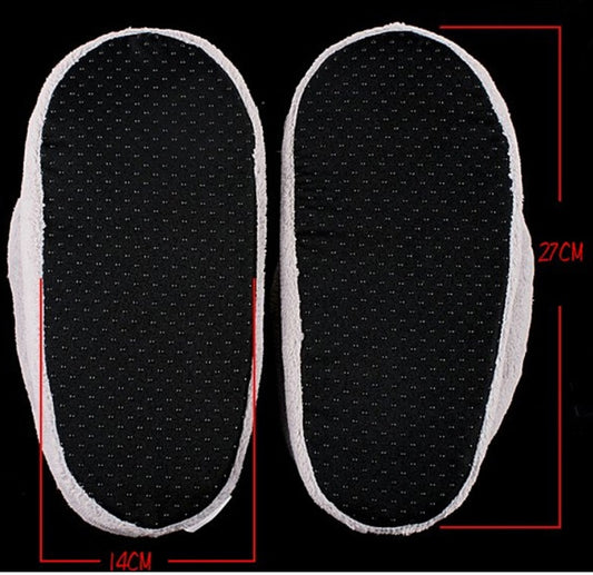 Practical Safe and Reliable Plush USB Foot Warmer Shoes Soft Electric Heating Slipper