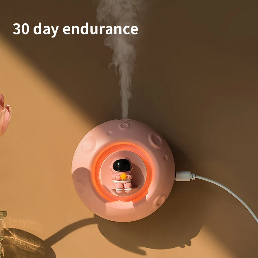 Astronaut Night Light Air Humidifier USB Rechargeable Mist Aromatherapy Water Diffuser With Led Light Astronaut Humidificador