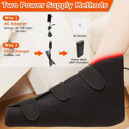 Red Light Physiotherapy Foot Protection Ankle Heating Massage Joint Protector