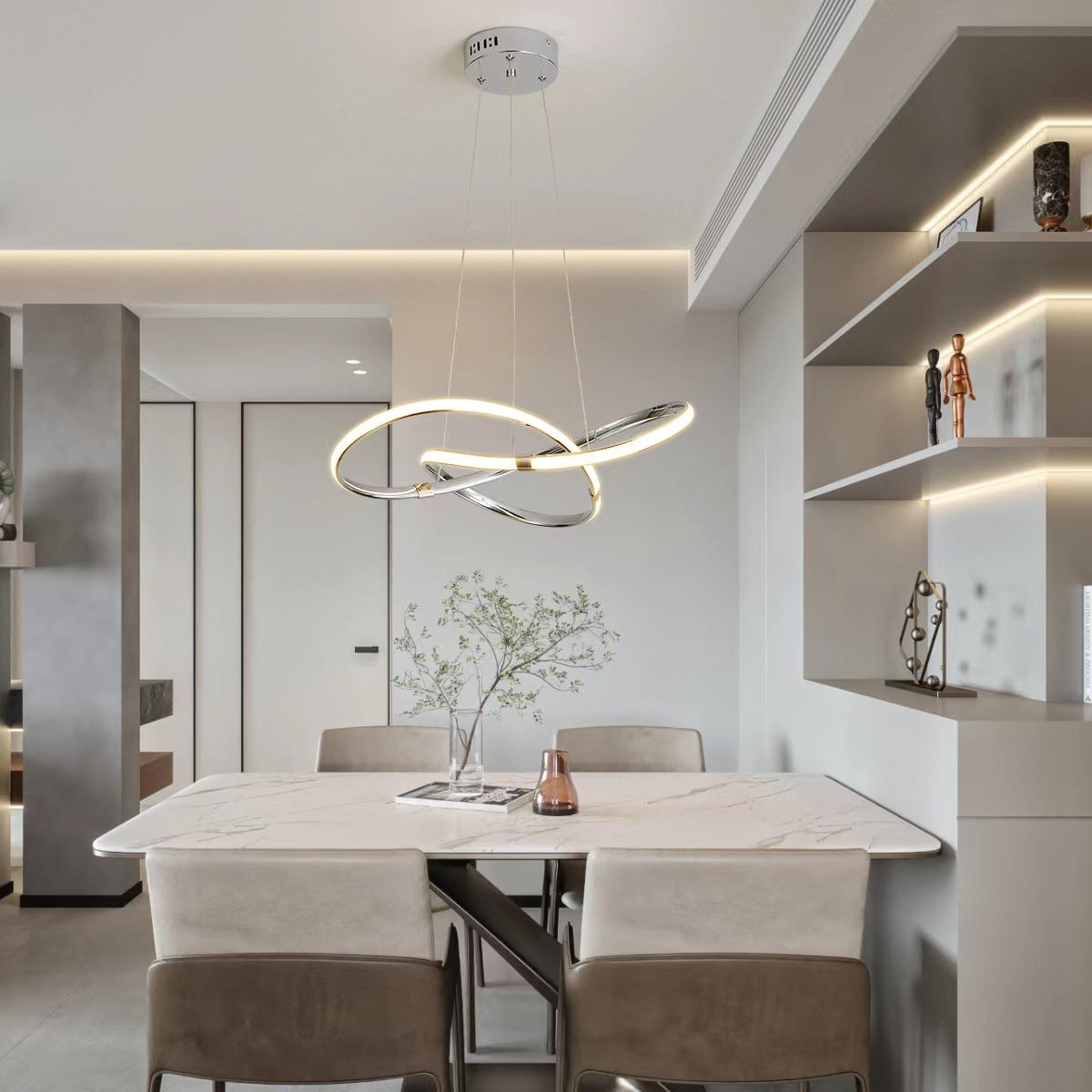 Light Luxury Minimalist Living Room Chandelier Creative Dining Room Main Lamp
