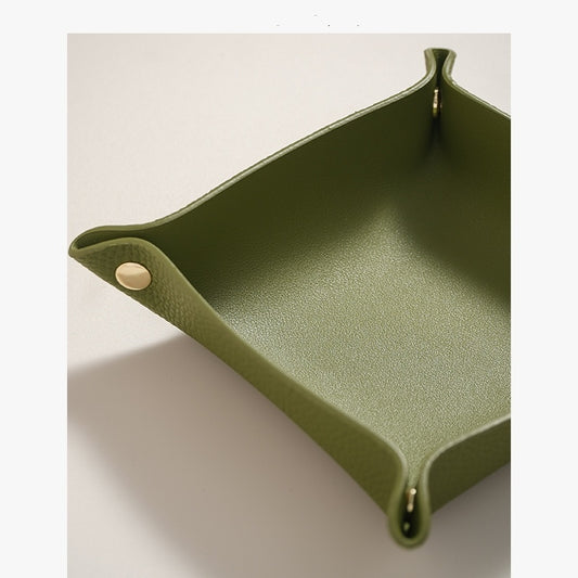 Jewelry Hallway Light Luxury Woven Dining Tray Key Cosmetic Storage Tray