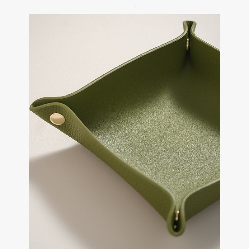 Jewelry Hallway Light Luxury Woven Dining Tray Key Cosmetic Storage Tray