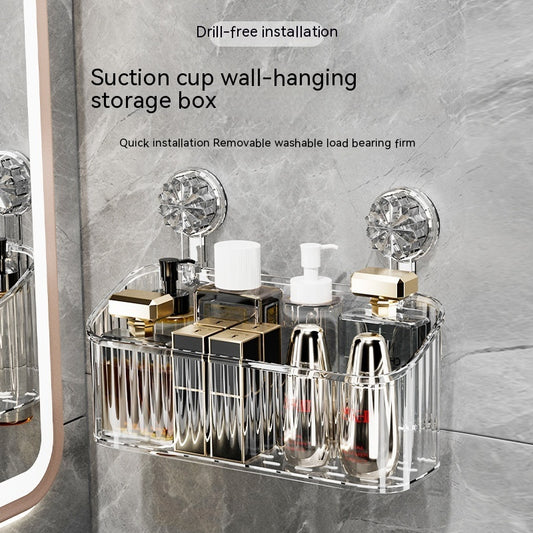 Light Luxury Suction Rack Bathroom Toilet Punch-free Storage Box