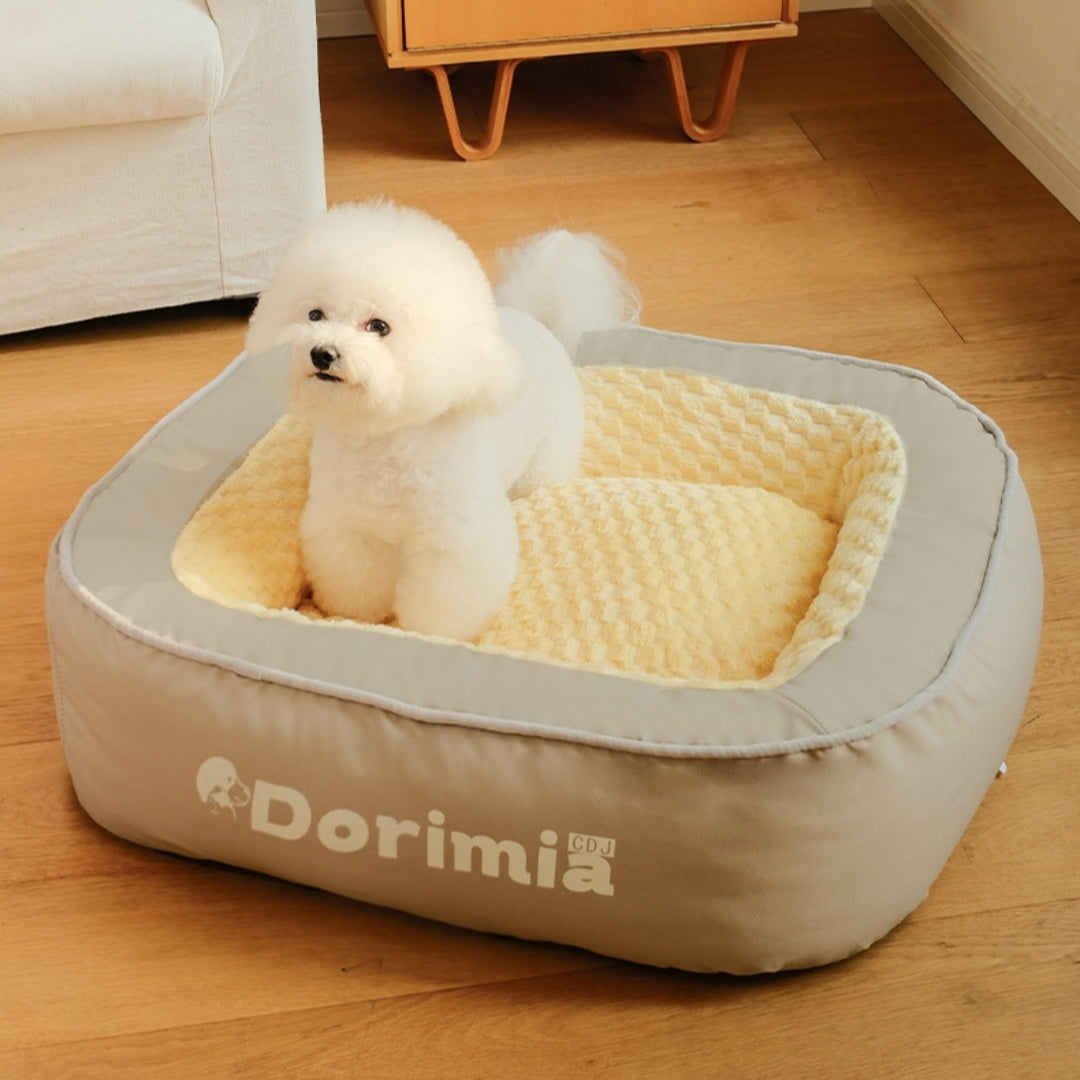 Winter Warm Removable And Washable Simple Printed Kennel