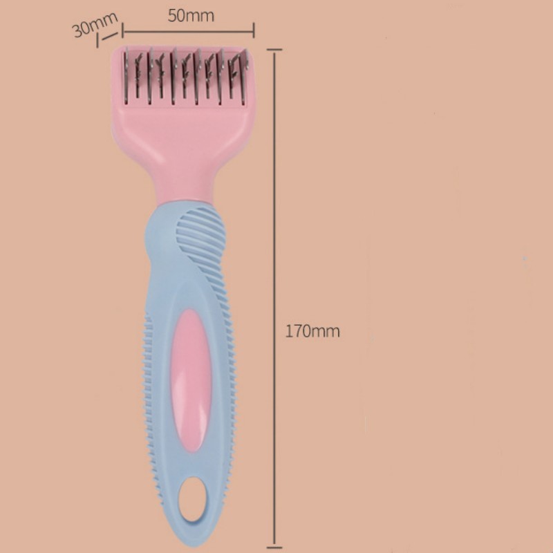 Dog Comb Stainless Steel Knot Knife Cat Brush Massage Dog Brush Pet Grooming Dogs Hair Knife Comb Cleaning Tools Pet Supplies